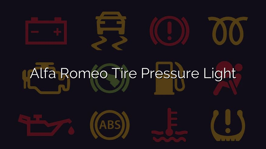 Alfa Romeo Tire Pressure Light